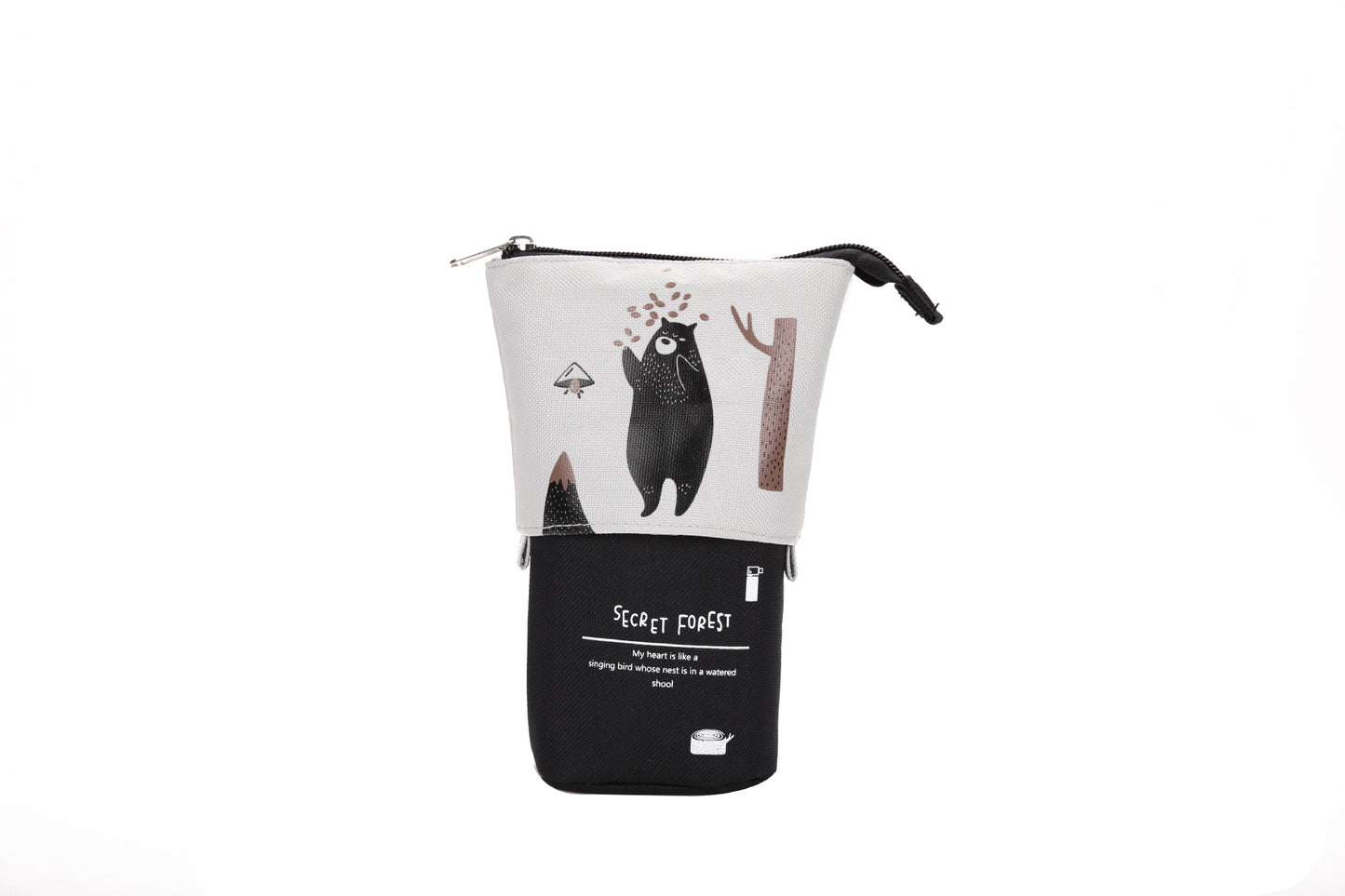 Cute Standing Pencil Case featuring Bear Design