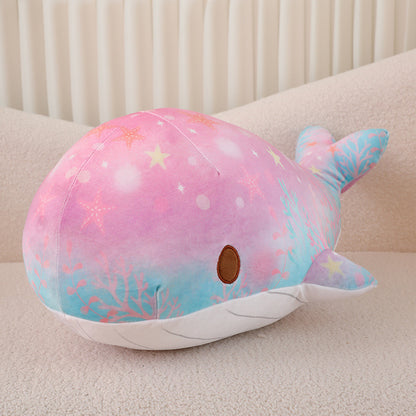 Chubby & Starry Sky Patterned Whale Plush Toy