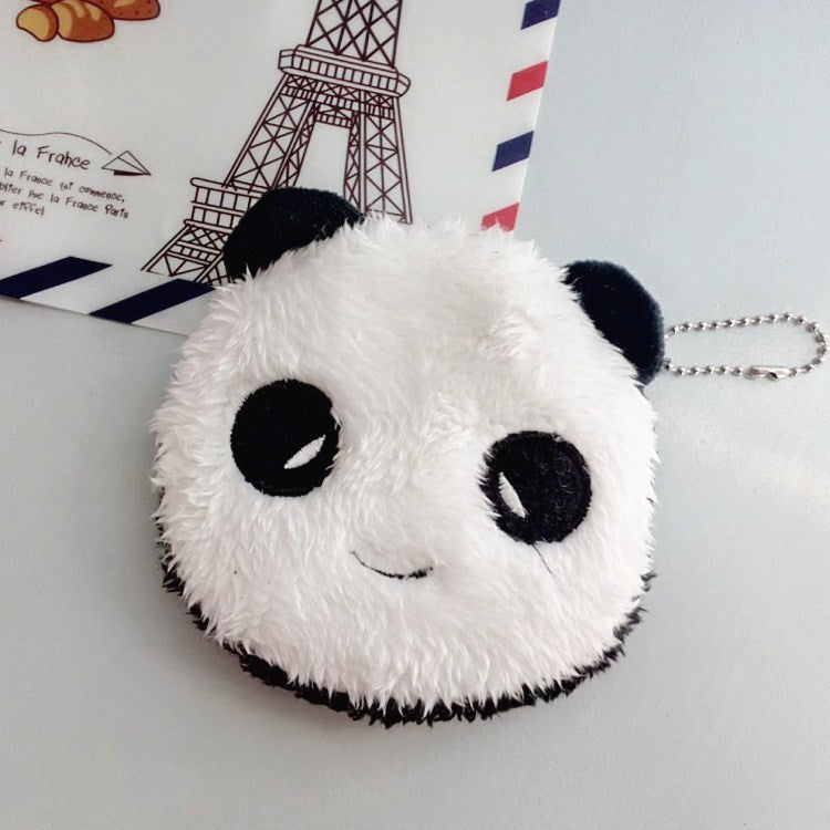 Cute Plush Animal Zipper Coin Purse in Small, Soft, and Colorful Designs