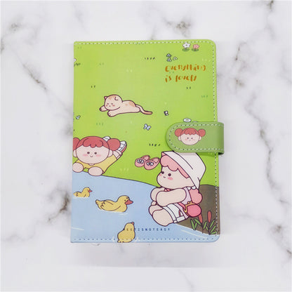 Adorable Pastel Adventure: Cute Notebook with Playful Scenes