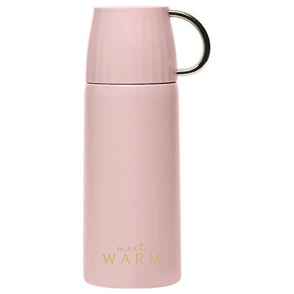 Stainless Steel Vacuum Bottle - Cute & Minimalist Insulated Water Bottles