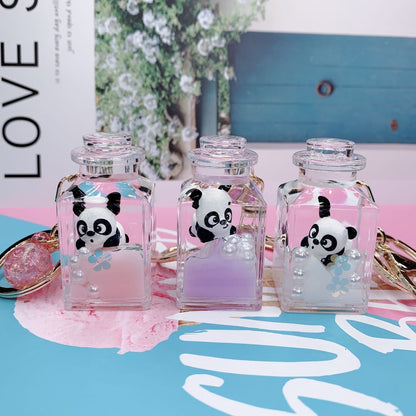 Creative Floating Quicksand Animal Keychain