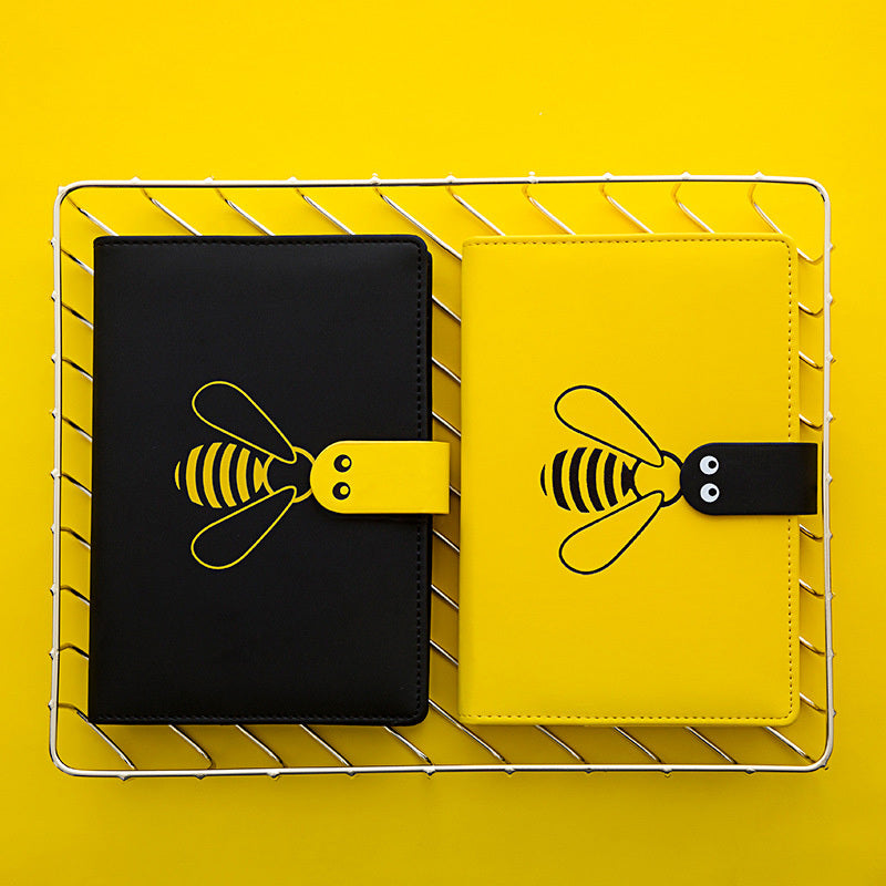 Playful Bee-Themed Journal with Bold Yellow & Black Covers