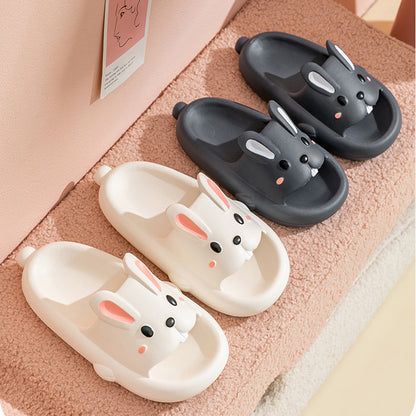 Adorable Bunny Rubber Slippers for Kids – Soft & Cute Design