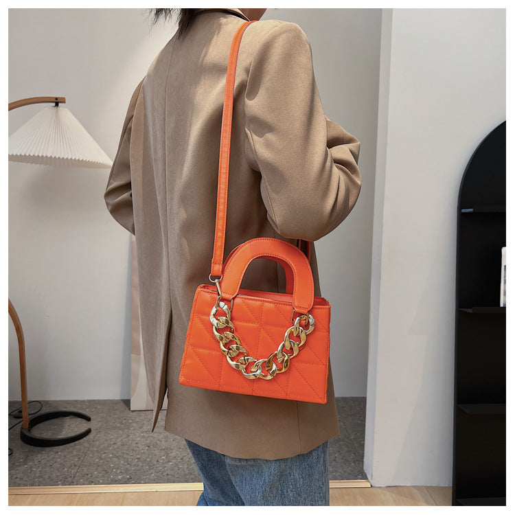 Sweet Rhombus Shaped Small Chain Bag for Women