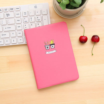 Colorful Softcover Plant-Themed Diary with Cute Icon Design
