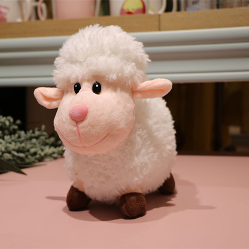 Adorable Cartoon Sheep Plush Toy – Soft Small Cute Plushie