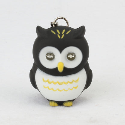 Luminous Owl Keychain with Light-Up Eyes & Musical Melodies