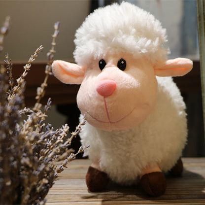 Adorable Cartoon Sheep Plush Toy – Soft Small Cute Plushie