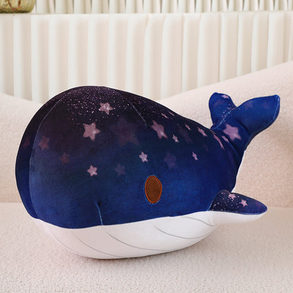 Chubby & Starry Sky Patterned Whale Plush Toy