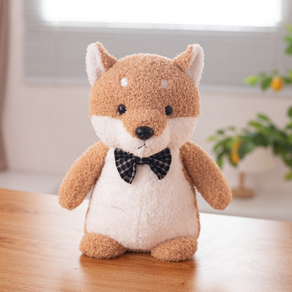 Small & Charming Animal Plush Toys with Bow Ties – Perfect Birthday Gifts