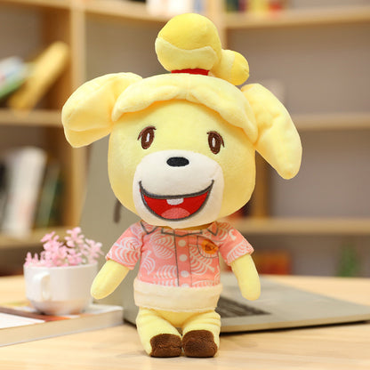 Colorful Animal Crossing Plush Toys in Cute Outfits – Bunny, Bear & More