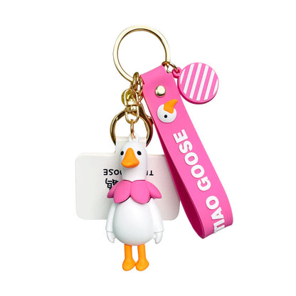 Cute Goose Cartoon Keychain