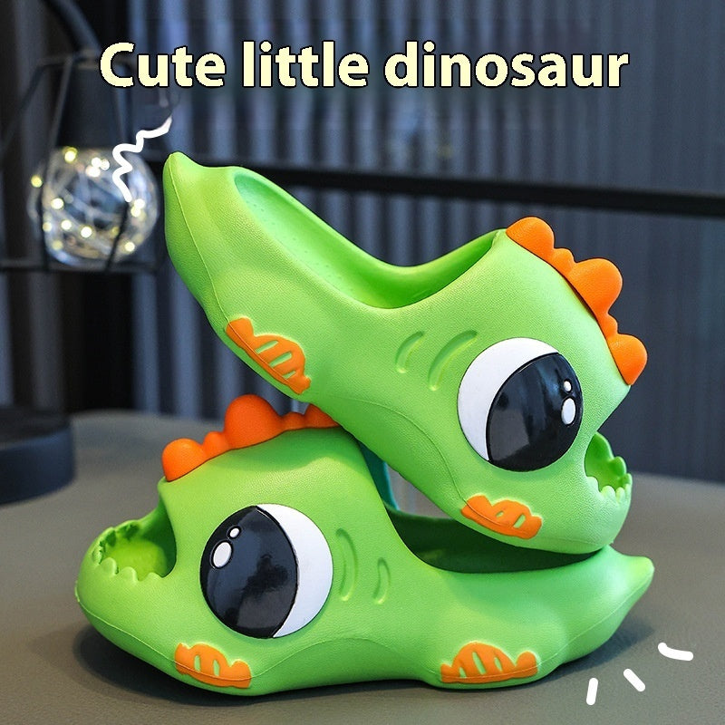 Big-Eye Dinosaur Rubber Slipper Slides for Kids – Cute & Non-Slip