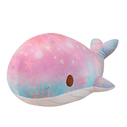 Chubby & Starry Sky Patterned Whale Plush Toy