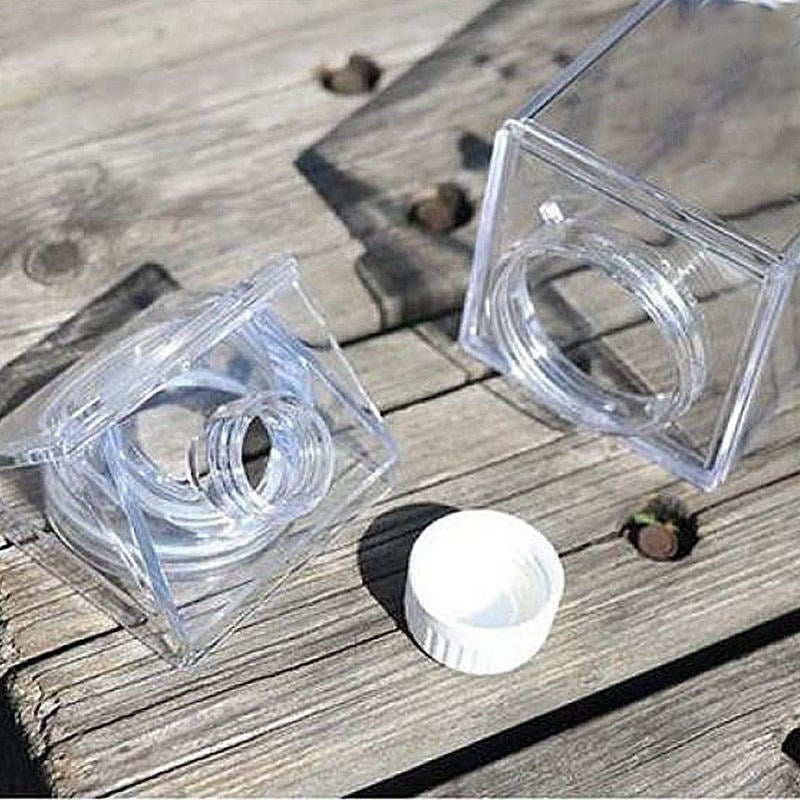 Transparent Milk Carton Water Bottle with Twist Cap