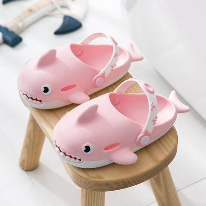 Vibrant Shark Slippers for Kids – Fun Summer Home Footwear