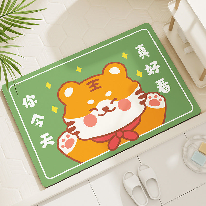 Charming Animal Collection Bathroom Mats | Cute Non-Slip Door Mat