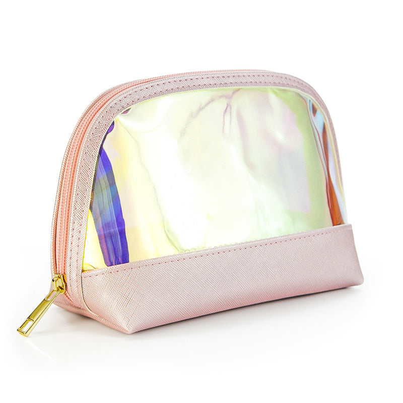 Holographic Travel Small Cosmetic Bags with Zipper – 4 Shiny Design