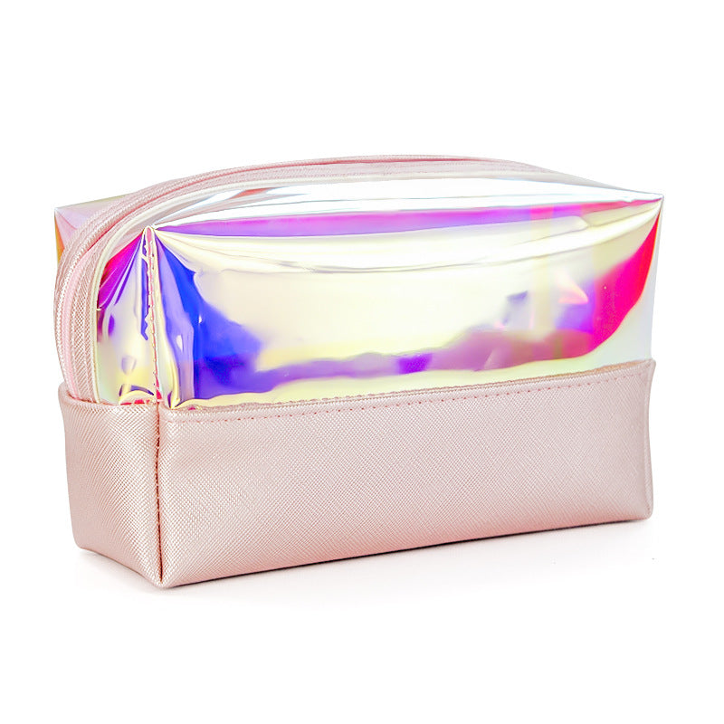 Holographic Travel Small Cosmetic Bags with Zipper – 4 Shiny Design