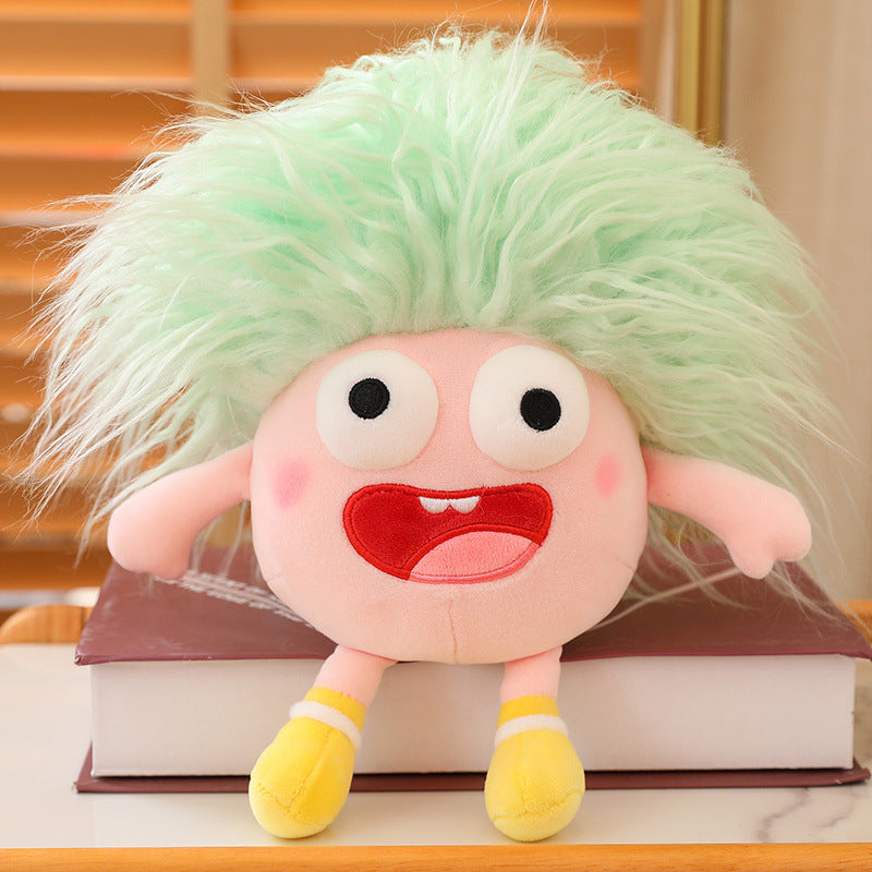 Cute Big-Eyed Fluffy Hair Plush Toy Collection