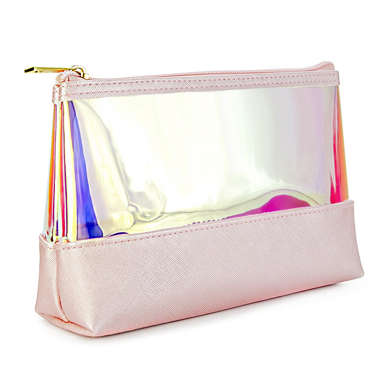 Holographic Travel Small Cosmetic Bags with Zipper – 4 Shiny Design