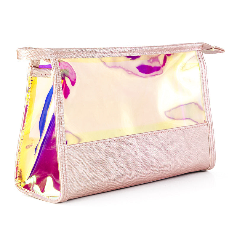 Holographic Travel Small Cosmetic Bags with Zipper – 4 Shiny Design