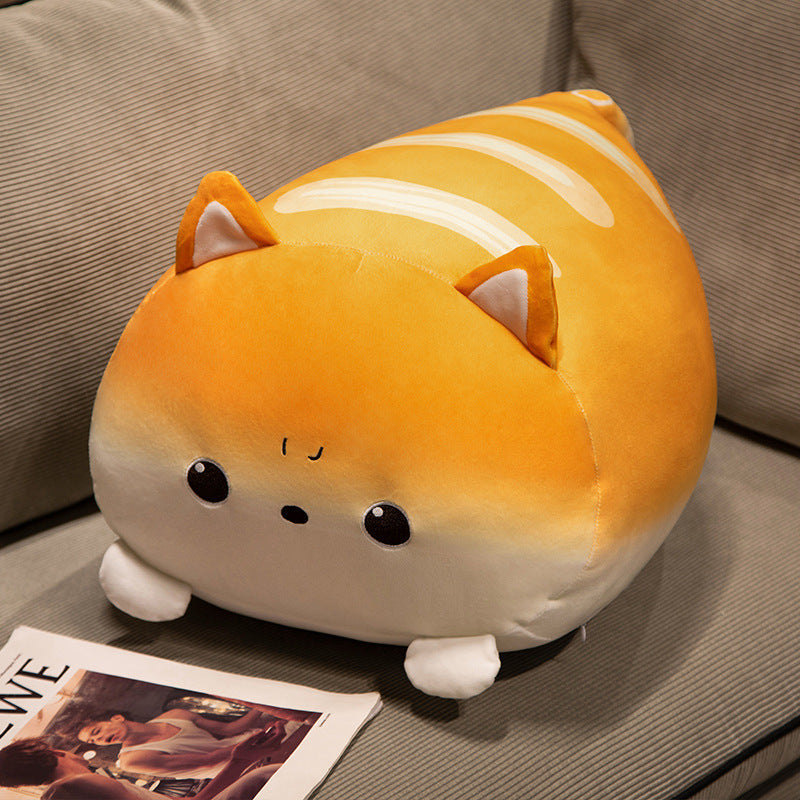 Chubby Bread Cat Plush Pillow