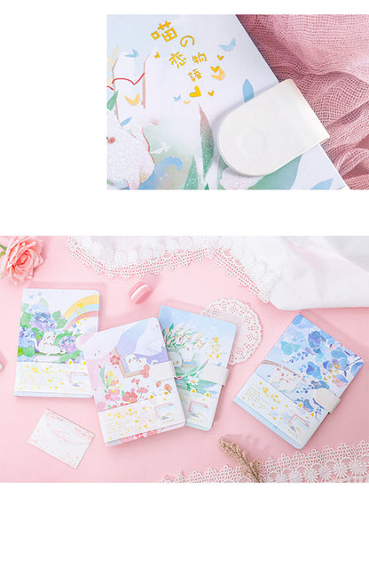 Japanese Cartoon Student Diary with Cute Designs & Magnetic Closure