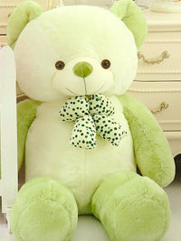 Dual Tone Giant Stuffed Teddy Bear with a Bow Tie