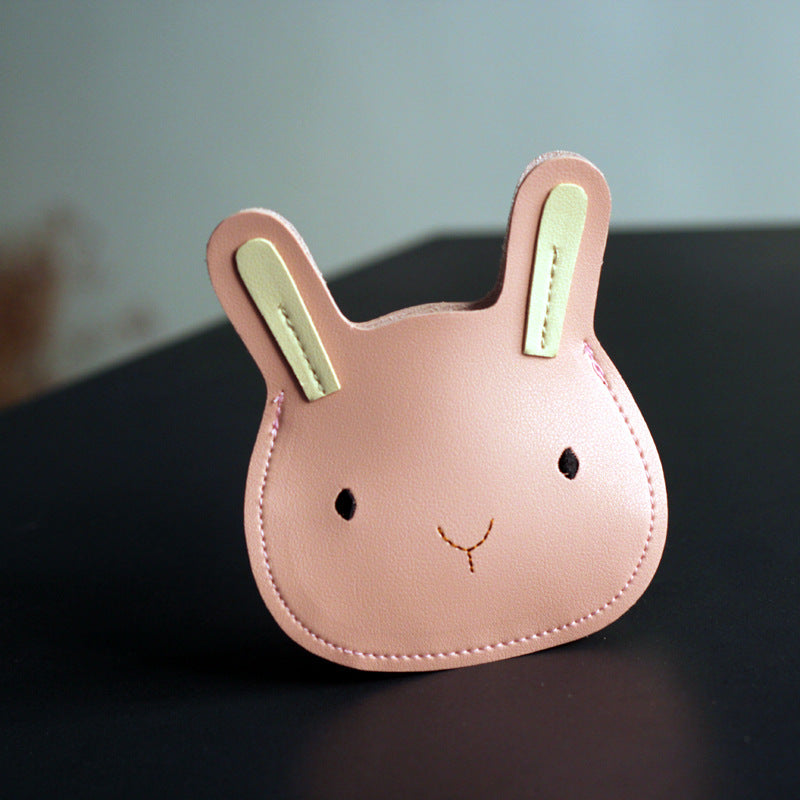 Cute Rabbit & Bear Kids Coin Purse with Shoulder Strap