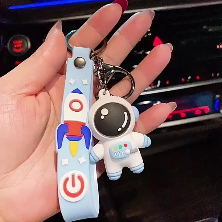 Bunny Keychain in Astronaut Outfit | Cute Rabbit Keychain