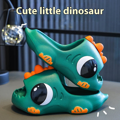 Big-Eye Dinosaur Rubber Slipper Slides for Kids – Cute & Non-Slip