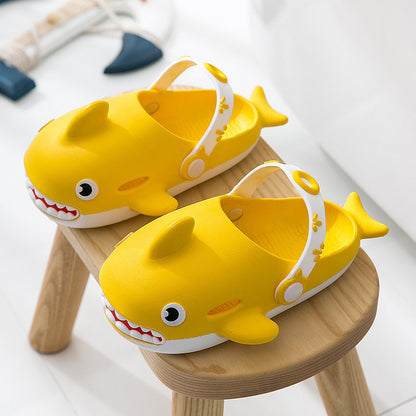 Vibrant Shark Slippers for Kids – Fun Summer Home Footwear