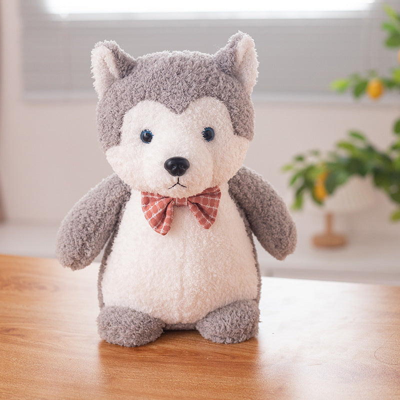 Small & Charming Animal Plush Toys with Bow Ties – Perfect Birthday Gifts