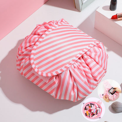 Korean Style Portable Folding Drawstring Cosmetic Bag – Cute Prints