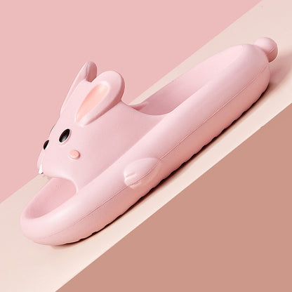 Adorable Bunny Rubber Slippers for Kids – Soft & Cute Design