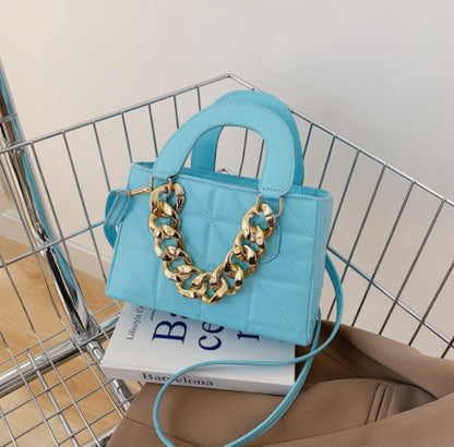 Sweet Rhombus Shaped Small Chain Bag for Women