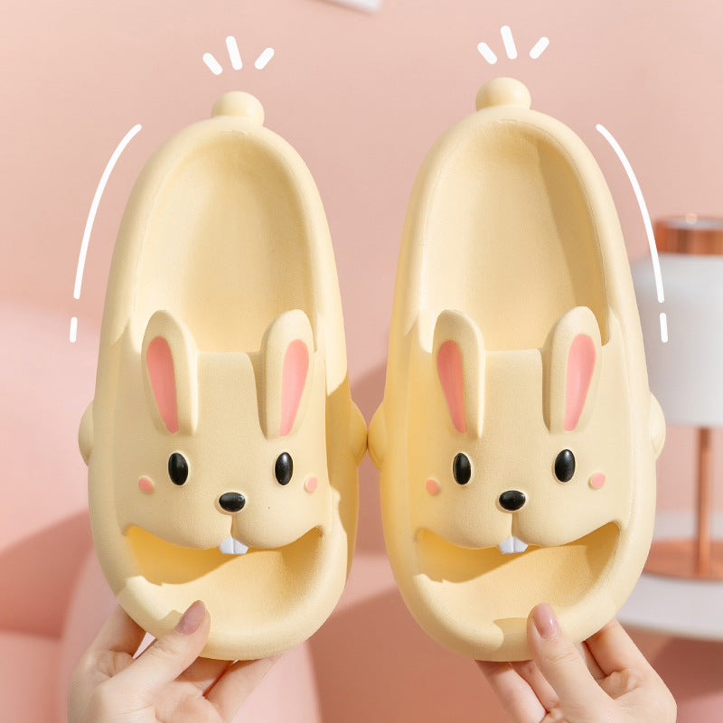 Adorable Bunny Rubber Slippers for Kids – Soft & Cute Design