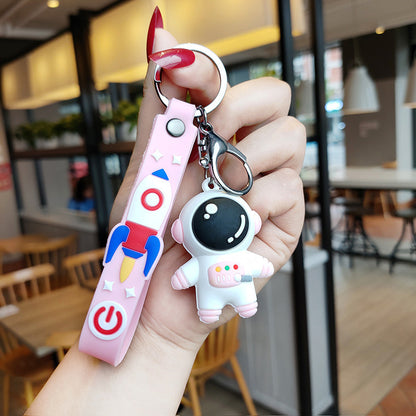 Bunny Keychain in Astronaut Outfit | Cute Rabbit Keychain