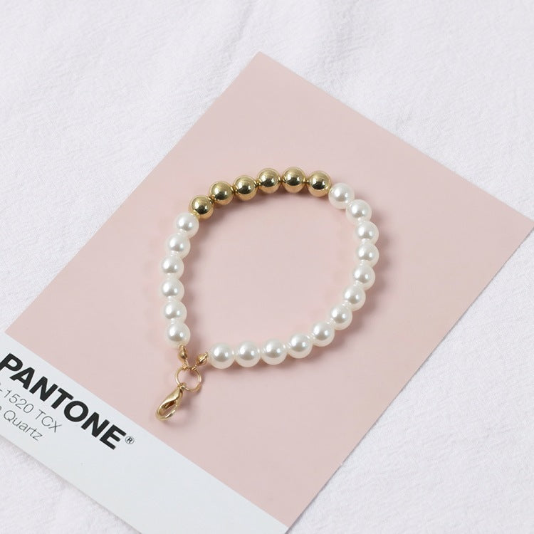 Elegant Pearl Keychains for Women with Chic Charms & Metal Clasps