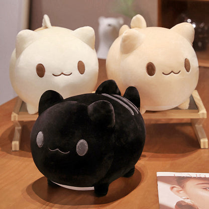 Round and Large Cute Stuffed Cat Toy