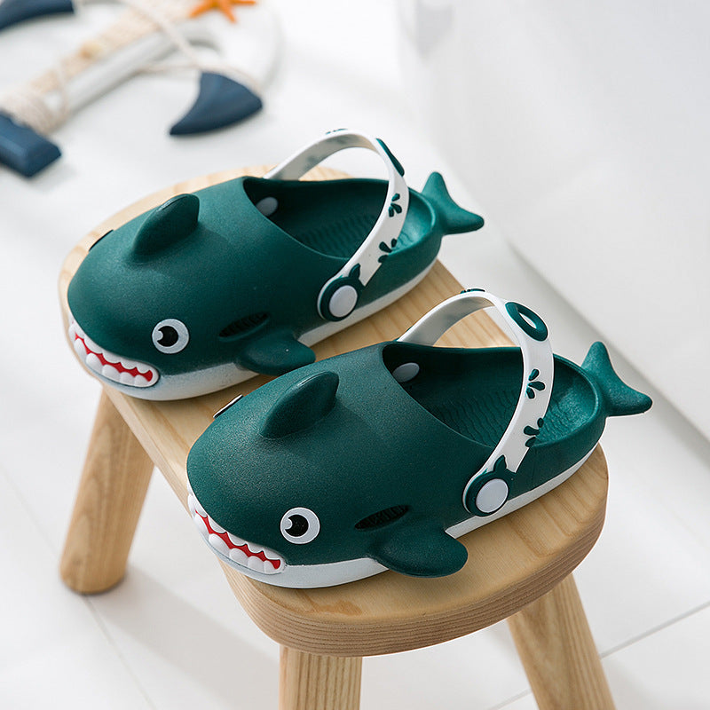 Vibrant Shark Slippers for Kids – Fun Summer Home Footwear