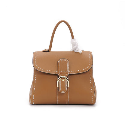 Hong Kong Style Retro Leather Handbags for Women