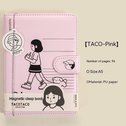 A5 Japanese Diary Journal with Cute Character Illustrations