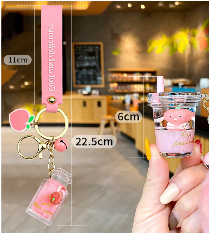 Cute 5-in-1 Keychains with Fur Ball, Paw, Nail Cutter, and Mini Calculator Charms