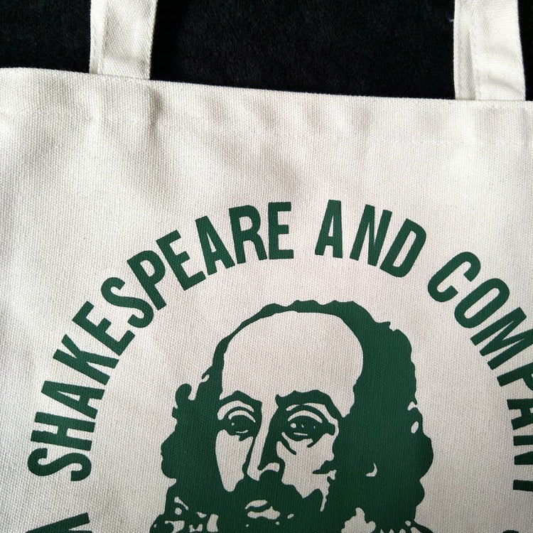 Literary Shakespeare Tote Bag | White Shoulder Tote Bag