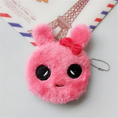 Cute Plush Animal Zipper Coin Purse in Small, Soft, and Colorful Designs