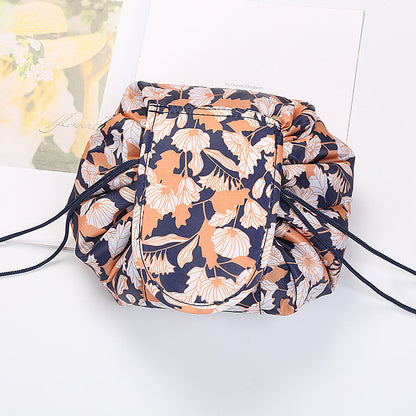 Korean Style Portable Folding Drawstring Cosmetic Bag – Cute Prints