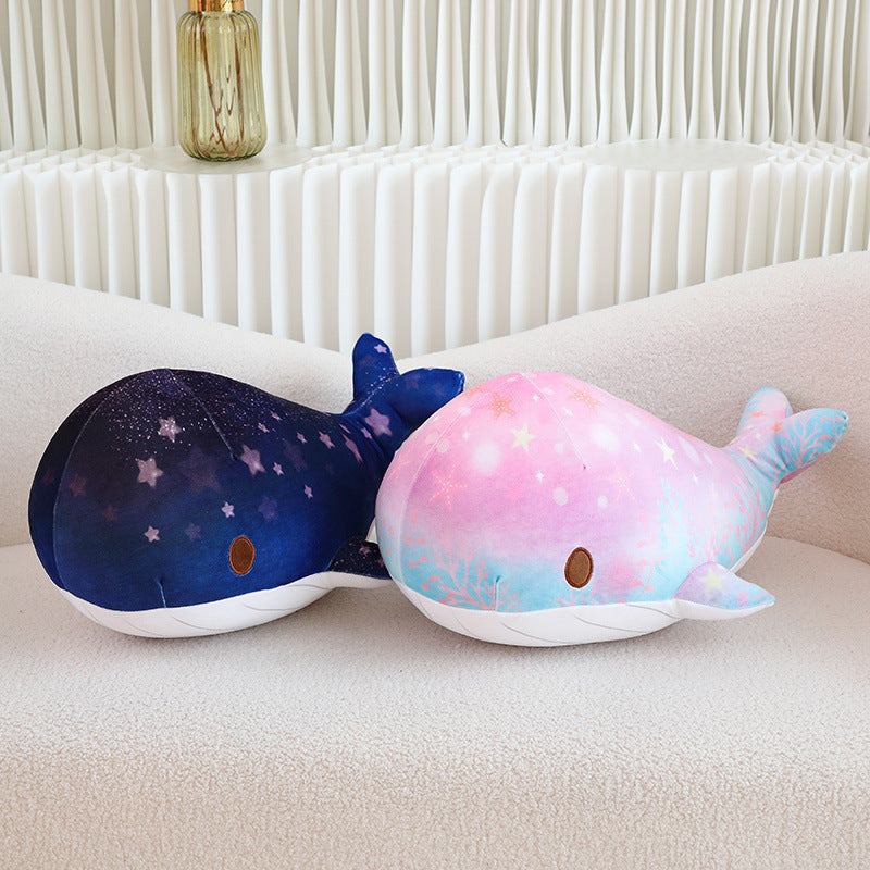 Chubby & Starry Sky Patterned Whale Plush Toy